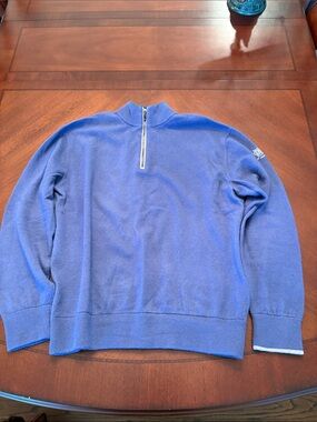 Mens Greyson Upper Montclair country club half zip size M